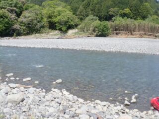 上流部、出艇場所パノラマ 上流部、出艇場所パノラマ