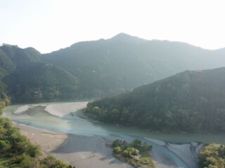 気田川 空撮 気田川 空撮
