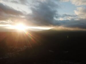 1日目、日の出 1日目、日の出