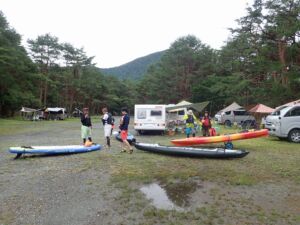 カヤック準備開始 カヤック準備開始