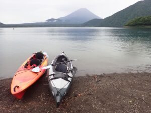 雨の富士山 雨の富士山