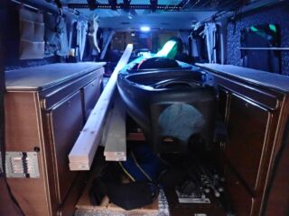購入したカヤックと長尺材 購入したカヤックと長尺材